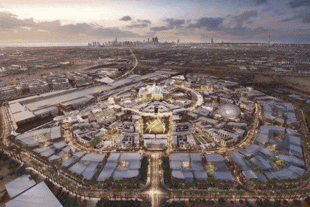 校园雕塑公共空间设计资料下载-任性！2020年迪拜世博会建筑超乎想象!