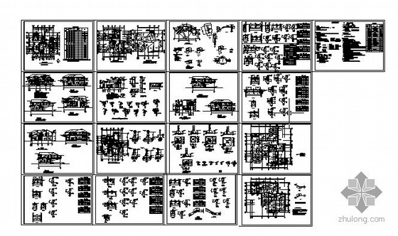 某农村家用二层楼别墅建筑结构施工图-4