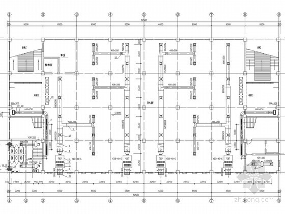 中型商场设计平面图资料下载-中型商场中心建筑中央空调工程系统设计施工图