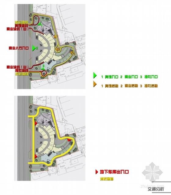 [江苏]高层半弧形信息传媒大厦建筑方案文本-高层半弧形信息传媒大厦建筑分析图