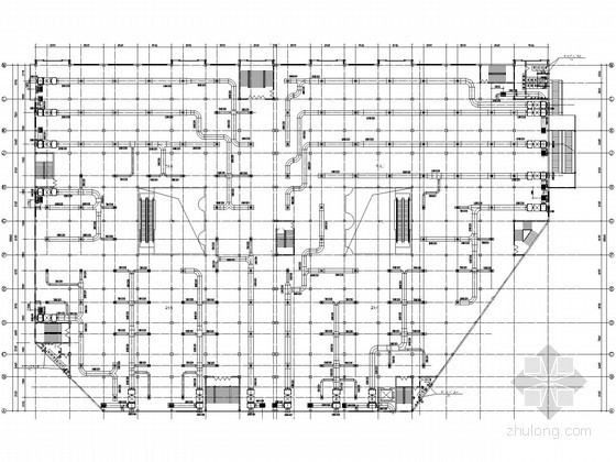 大型商场给排水施工图资料下载-商业大厦及商住楼采暖空调系统设计施工图（含给排水设计 消防系统设计）