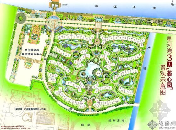 星河湾住宅景观资料下载-星河湾住宅小区规划设计