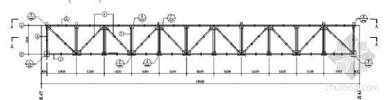 管道支架钢桁架资料下载-钢桁架结构详图