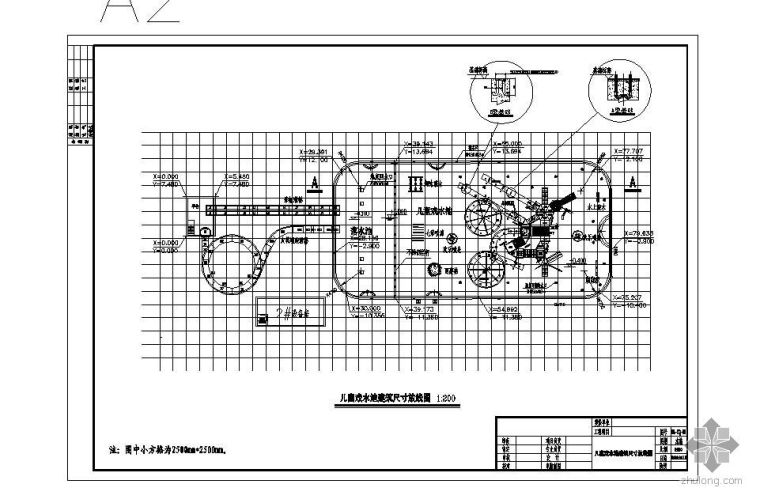 水上乐园平面布置图资料下载-郑州某水上乐园项目给排水图纸