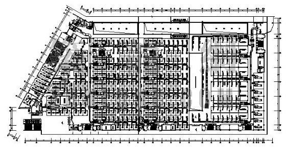 地下商城车库图资料下载-常熟市某商城空调平面图