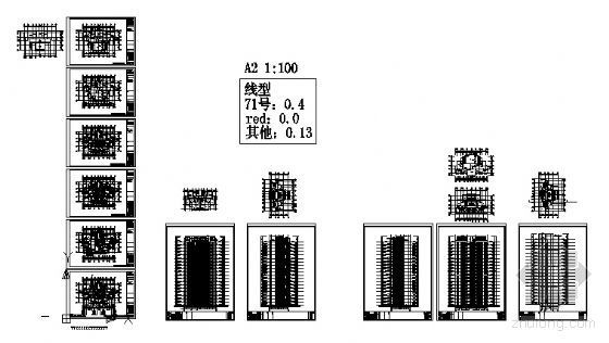 某十九层住宅楼建筑设计方案图-4