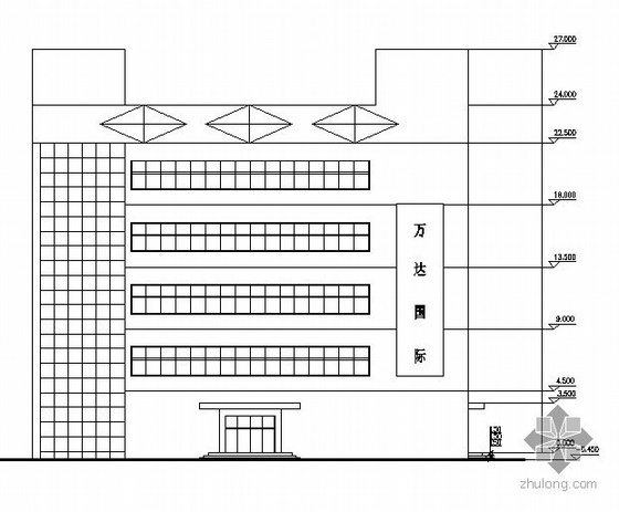 某五层钢结构商场建筑施工图（学生作业）-2