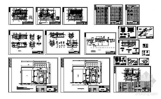 住宅小区规划设计图纸资料下载-北京某住宅小区中水回用设计图纸