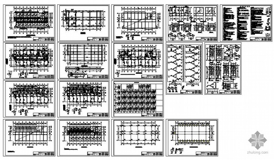 写字楼建筑结构全套施工图资料下载-某大型写字楼结构施工图