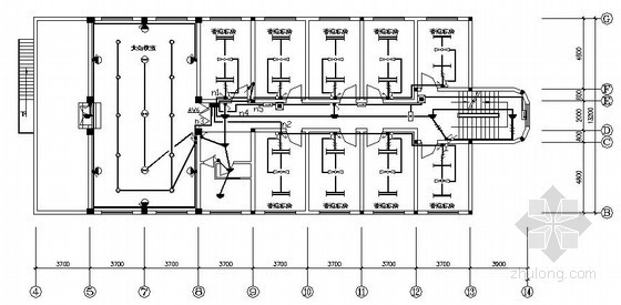 六层设计施工图纸资料下载-六层综合楼电气施工图纸