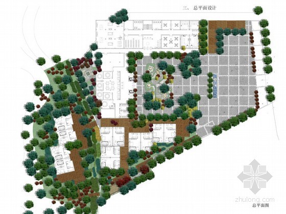 中式长廊院景观设计资料下载-[北京]中式高档会所景观设计方案