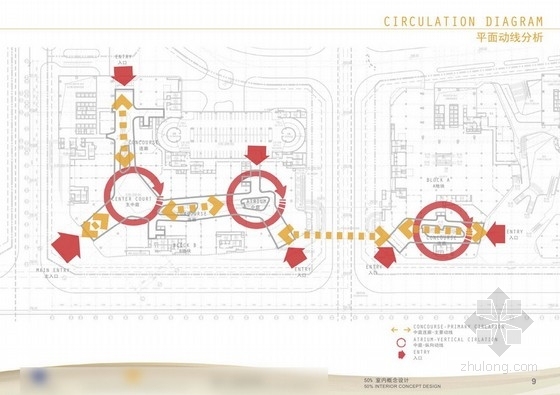 现代商场室内资料下载-[重庆]现代高端商场室内装修方案图