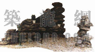 石头假山模型资料下载-假山石头 009