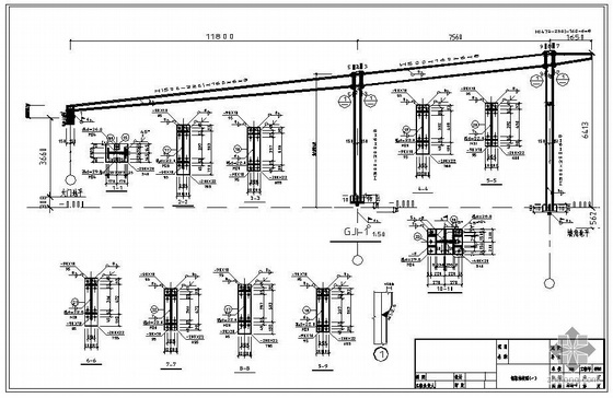 钢箱梁天桥设计图资料下载-某医院钢天桥结构设计图