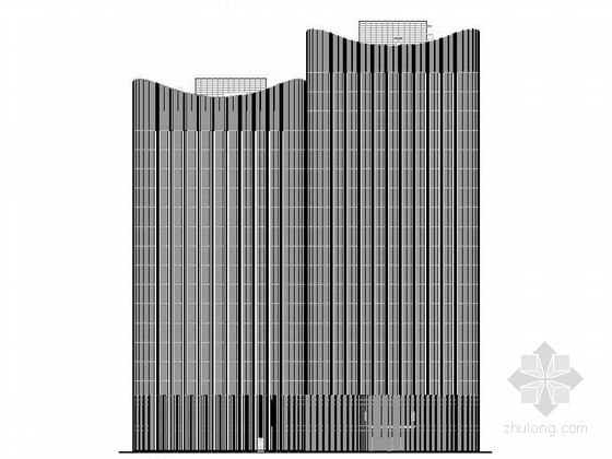 办公综合体建筑设计施工图资料下载-[上海]某二十层办公综合体建筑施工图