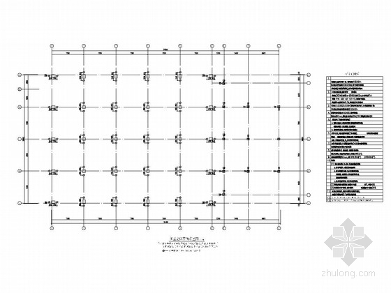 2层体育馆结构资料下载-[安徽]地上二层空间网架屋面体育馆结构施工图（2015年07月出图）
