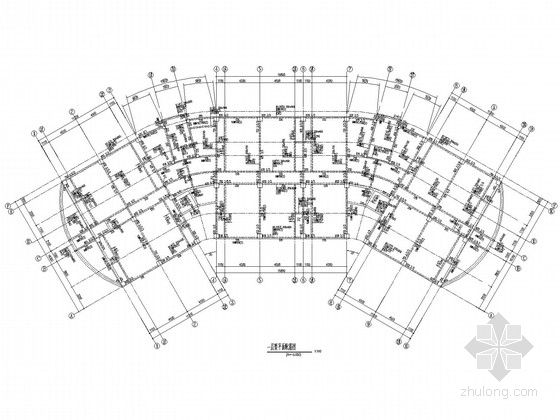 带半地下室自建房资料下载-6层带半地下室框架住宅结构施工图