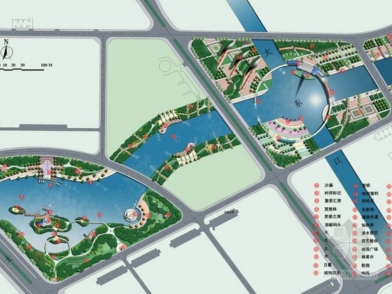 附属医院绿地景观设计资料下载-[宁波]科技园附属绿地景观设计方案