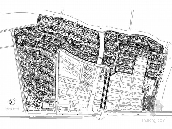 居住区节点dwg资料下载-[上海]高档居住区景观全套施工图