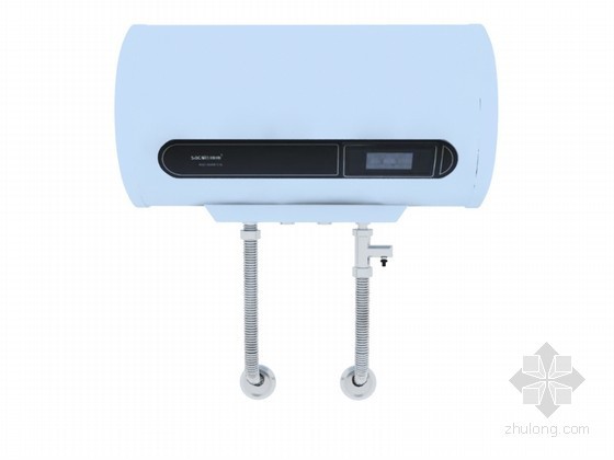 大型燃气热水器资料下载-家庭热水器3D模型下载