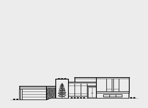 上世纪中叶的建筑简化图-建筑方案-筑龙建筑设计论坛