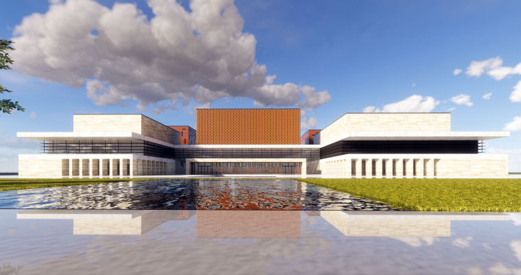 [山东]海尔青岛全球创新模式研究中心建筑模型（DC国际）-H 4