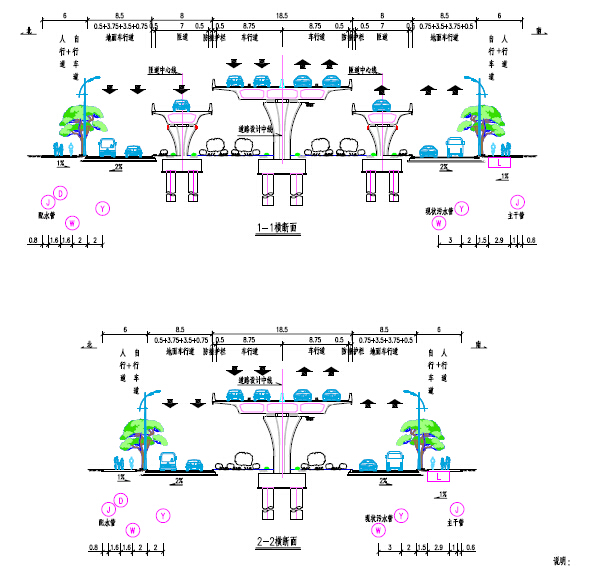 2017年编制市政道路-机场路工程项目建议书193页(附图,城市主干路)-路
