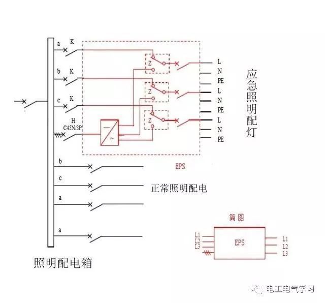 消防应急照明EPS应急电源供电系统如何设计？附高清接线参考图_5