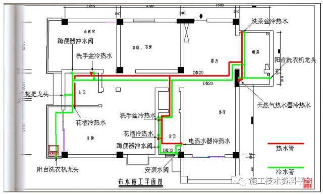 家装水电施工图资料下载-水电施工图纸怎么看 看水电施工图的小窍门