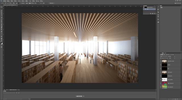[Maxwell]图书馆室内渲染思路分享_28