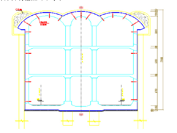 三层地铁车站CAD资料下载-地铁车站主体结构二衬施工方案