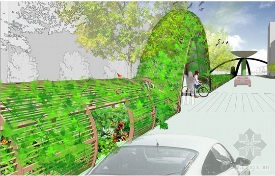 新区基础设施规划资料下载-栖息地—城市绿色廊道基础设施规划设计
