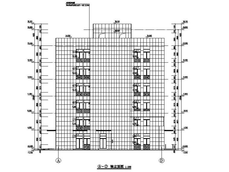 [安徽]高层市级二级甲等综合性人民医院建筑施工图-高层市级二级甲等综合性人民医院建筑