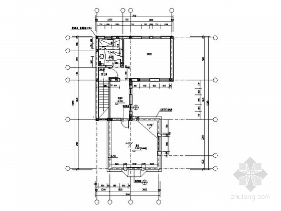 [上海]欧式风格3层联排别墅建筑施工图（多个户型）-欧式风格3层联排别墅各层平面图