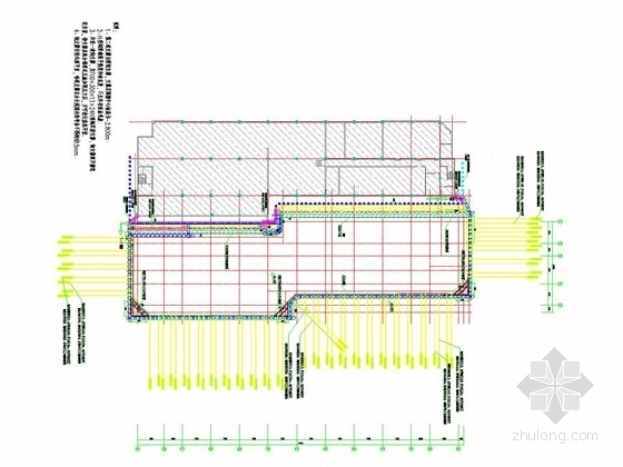 深基坑支护工法资料下载-SMW工法桩加扩大头锚杆深基坑支护施工图（管井降水）