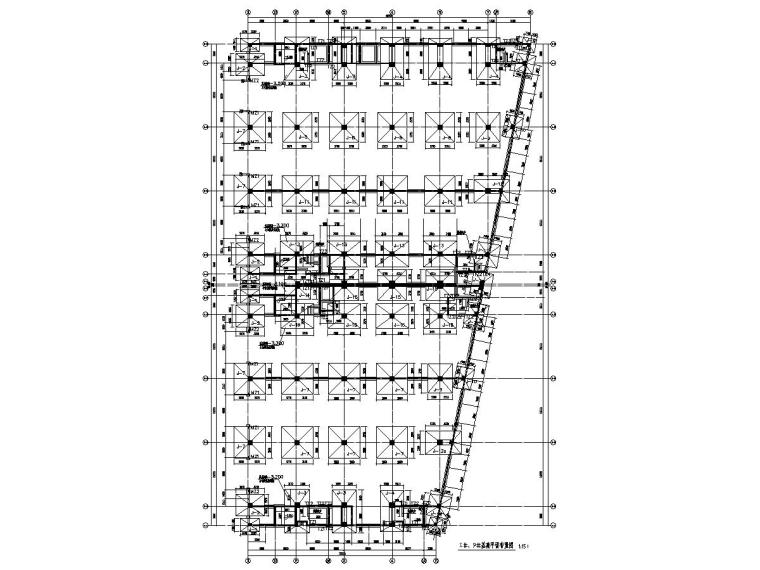 四层工业厂房施工图资料下载-[江苏]四层框架结构工业厂房结构施工图