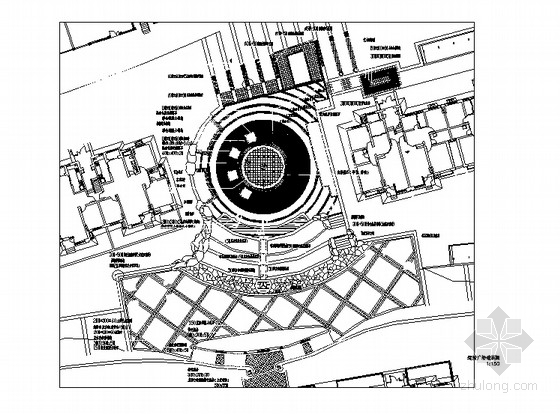 小区运动广场景观设计施工图