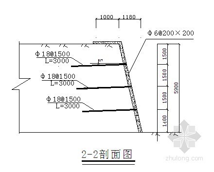 基坑边坡支护及资料下载-住宅楼基坑边坡支护及降水方案（锚杆 井点降水）