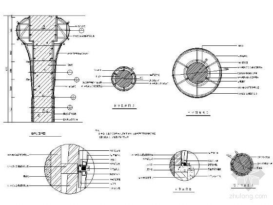 铝板包柱节点资料下载-铝板包柱详图