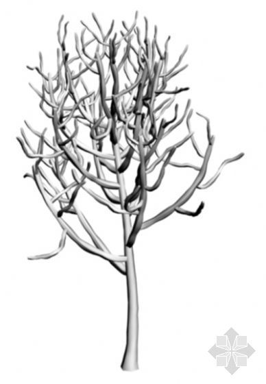 沙漠枯树3d模型资料下载-植物