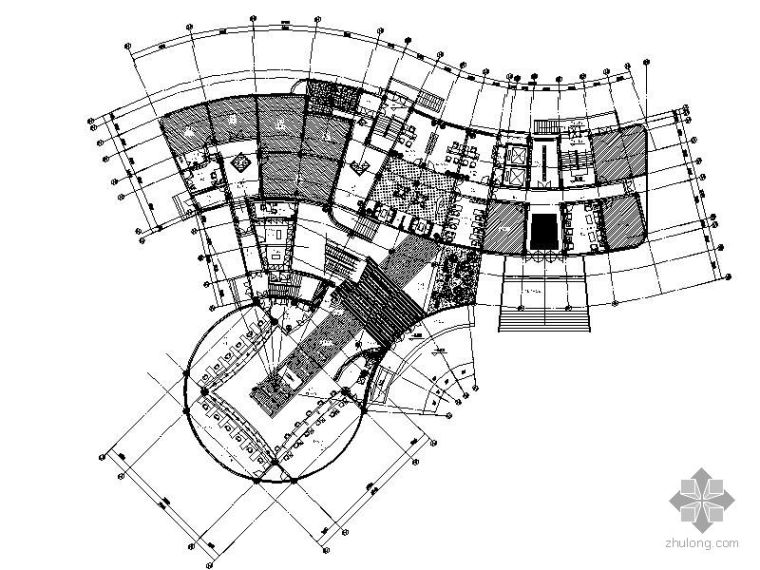 现金柜台剖面图资料下载-[苏州]建设银行某支行装修图