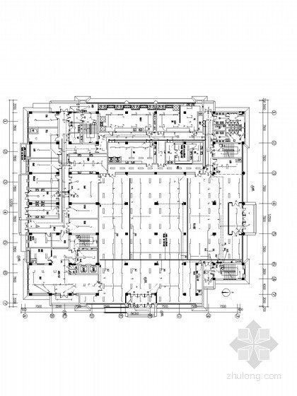 大型餐厅电气系统设计资料下载-十一层大型办公楼全套电气施工图纸（含办公、餐厅宿舍及车库）