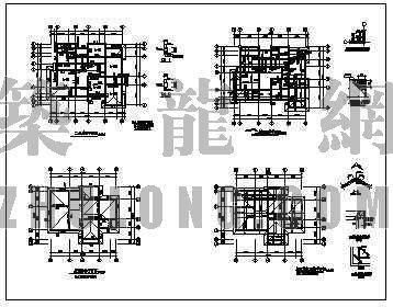 交通围挡结构图资料下载-别墅结构图