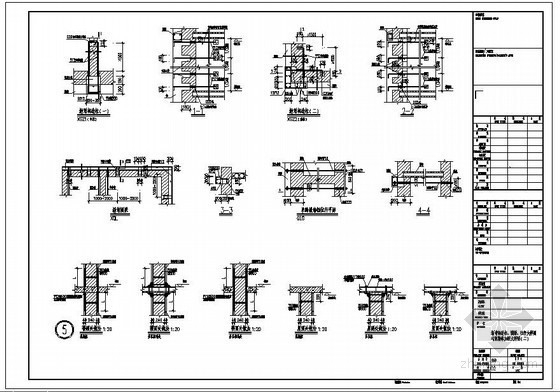 400x400构造柱大样资料下载-某新增构造柱、圈梁、拉杆大样图砖混墙体加固节点构造详图
