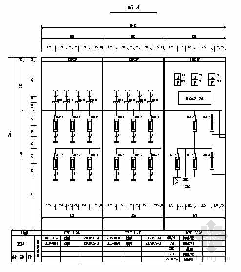 温州某电厂主厂房220V直流系统电气施工图- 