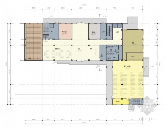 [青海]12层现代风格企业孵化基地建筑设计方案文本-12层现代风格企业孵化基地建筑设计平面图