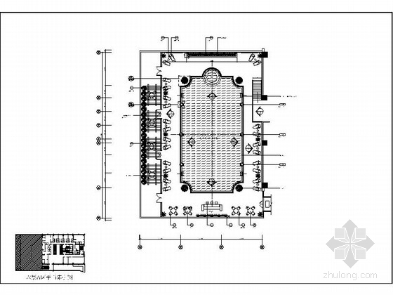泳池施工图CAD资料下载-[重庆]某酒店六层康乐中心泳池施工图