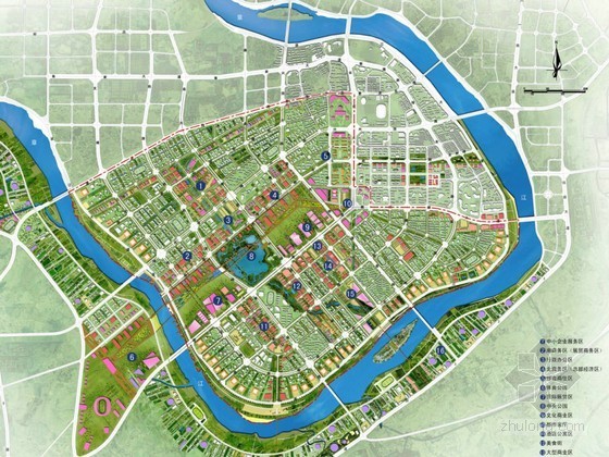 东莞新区城市规划资料下载-[赣州]新区城市规划设计
