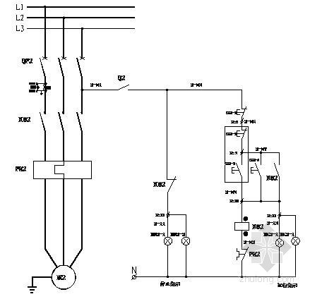 常用电气原理资料下载-建筑电气常用提升机控制原理图