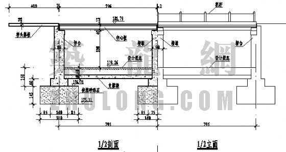 8m人行拱桥施工图资料下载-2×8m小桥设计图纸